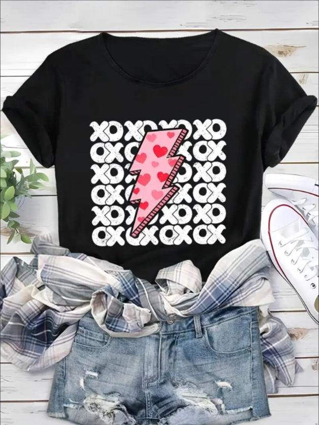 Love Valentine'S Day T-Shirt, Couple T-Shirt, Couple Christmas, Fashion Casual T-Shirt, Short-Sleeved T-Shirt